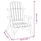 4 Piece Garden Lounge Set Solid Wood Spruce - Close-Up Angle
