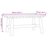 4 Piece Garden Lounge Set Solid Wood Spruce - Extra Image