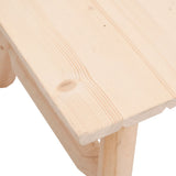 3 Piece Garden Lounge Set Solid Wood Spruce - 45-Degree Angle
