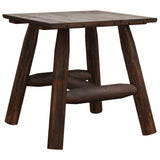 3 Piece Garden Lounge Set Solid Wood Spruce - Top-Down View