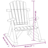3 Piece Garden Lounge Set Solid Wood Spruce