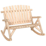 4 Piece Garden Lounge Set Solid Wood Spruce