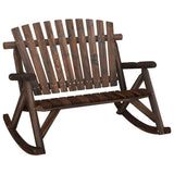 4 Piece Garden Lounge Set Solid Wood Spruce