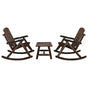3 Piece Garden Lounge Set Solid Wood Spruce