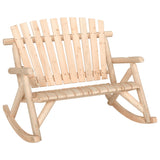 5 Piece Garden Lounge Set Solid Wood Spruce