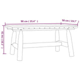 5 Piece Garden Lounge Set Solid Wood Spruce - Close-Up Angle
