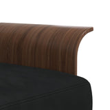 L-shaped Sofa Black 279x140x70 cm Velvet - Extra Image