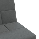 L-shaped Sofa Bed Dark Grey 255x140x70 cm Fabric - Low Angle