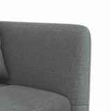 L-shaped Sofa Bed Dark Grey 275x140x70 cm Fabric - Extra Image