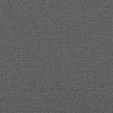 L-shaped Sofa Bed Dark Grey 260x140x70 cm Fabric