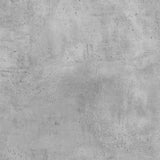 3 Piece Bathroom Cabinet Set Concrete Grey Engineered Wood - Low Angle