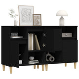 Sideboards 2 pcs Black 60x35x70 cm Engineered Wood