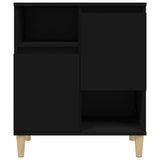 Sideboards 2 pcs Black 60x35x70 cm Engineered Wood