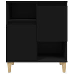 Sideboards 2 pcs Black 60x35x70 cm Engineered Wood