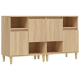 Sideboards 2 pcs Sonoma Oak 60x35x70 cm Engineered Wood