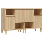 Sideboards 2 pcs Sonoma Oak 60x35x70 cm Engineered Wood