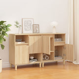Sideboards 2 pcs Sonoma Oak 60x35x70 cm Engineered Wood