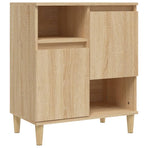 Sideboards 2 pcs Sonoma Oak 60x35x70 cm Engineered Wood