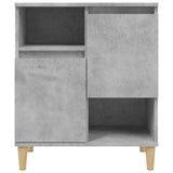 Sideboards 2 pcs Concrete Grey 60x35x70 cm Engineered Wood - Rear View