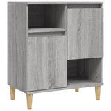 Sideboards 2 pcs Grey Sonoma 60x35x70 cm Engineered Wood - 45-Degree Angle