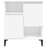 Sideboards 2 pcs White 60x35x70 cm Engineered Wood - Rear View