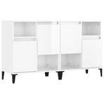 Sideboards 2 pcs High Gloss White 60x35x70 cm Engineered Wood