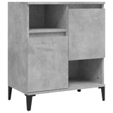 Sideboards 2 pcs Concrete Grey 60x35x70 cm Engineered Wood - 45-Degree Angle