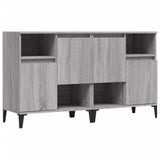 Sideboards 2 pcs Grey Sonoma 60x35x70 cm Engineered Wood
