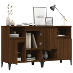 Sideboards 2 pcs Brown Oak 60x35x70 cm Engineered Wood
