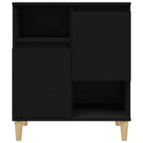Sideboards 3 pcs Black 60x35x70 cm Engineered Wood