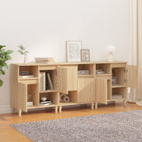 Sideboards 3 pcs Sonoma Oak 60x35x70 cm Engineered Wood