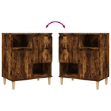 Sideboards 3 pcs Smoked Oak 60x35x70 cm Engineered Wood