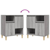 Sideboards 3 pcs Grey Sonoma 60x35x70 cm Engineered Wood