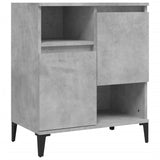 Sideboards 3 pcs Concrete Grey 60x35x70 cm Engineered Wood - 45-Degree Angle