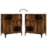 Sideboards 3 pcs Smoked Oak 60x35x70 cm Engineered Wood