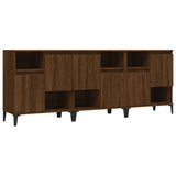 Sideboards 3 pcs Brown Oak 60x35x70 cm Engineered Wood
