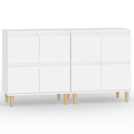 Sideboards 2 pcs White 60x35x70 cm Engineered Wood