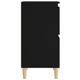 Sideboards 2 pcs Black 60x35x70 cm Engineered Wood - Extra Image