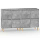 Sideboards 2 pcs Concrete Grey 60x35x70 cm Engineered Wood
