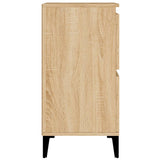 Sideboards 2 pcs Sonoma Oak 60x35x70 cm Engineered Wood - Extra Image