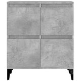 Sideboard 2 pcs Concrete Grey 60x35x70 cm Engineered Wood - Low Angle