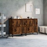Sideboards 2 pcs Smoked Oak 60x35x70 cm Engineered Wood