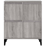 Sideboards 2 pcs Grey Sonoma 60x35x70 cm Engineered Wood - Low Angle