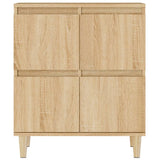 Sideboards 3 pcs Sonoma Oak 60x35x70 cm Engineered Wood - Low Angle