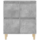 Sideboards 3 pcs Concrete Grey 60x35x70 cm Engineered Wood - Low Angle