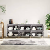 Sideboards 3 pcs Grey Sonoma 60x35x70 cm Engineered Wood
