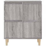 Sideboards 3 pcs Grey Sonoma 60x35x70 cm Engineered Wood - Low Angle