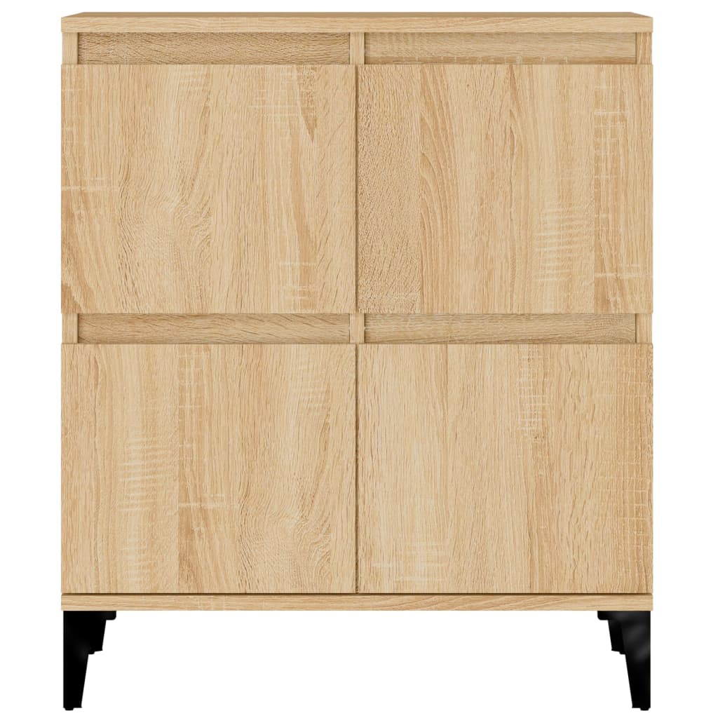Sideboards 3 pcs Sonoma Oak 60x35x70 cm Engineered Wood