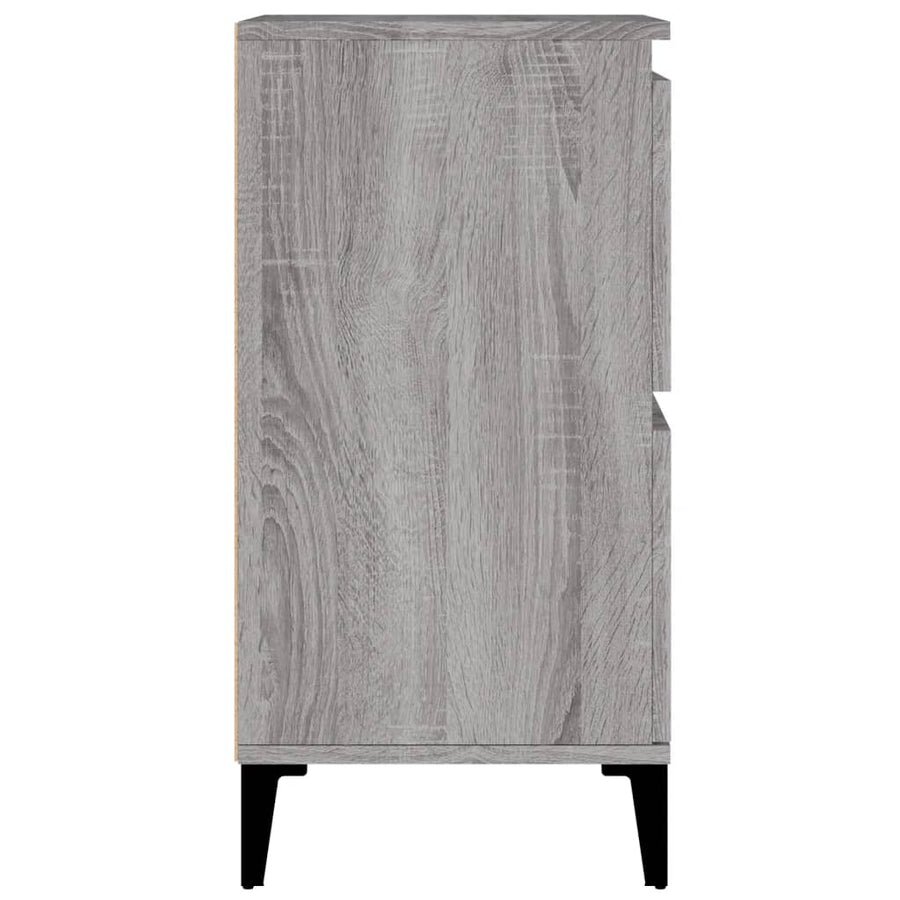Sideboards 3 pcs Grey Sonoma 60x35x70 cm Engineered Wood