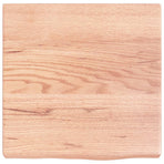 Bathroom Countertop Light Brown 40x40x(2-4) cm Solid Wood